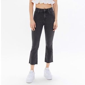 BDG High Waisted Cropped Kick Flare Jean